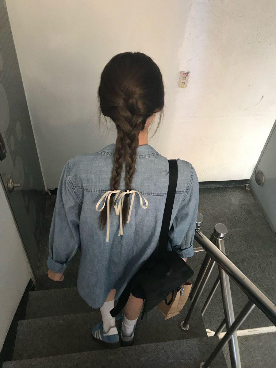 双麻花辫
