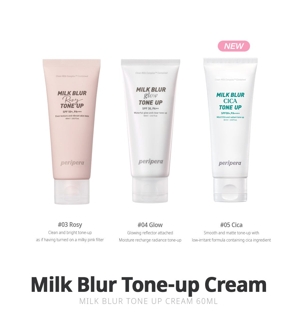 4、Peripera Milk Blur Tone Up Cream