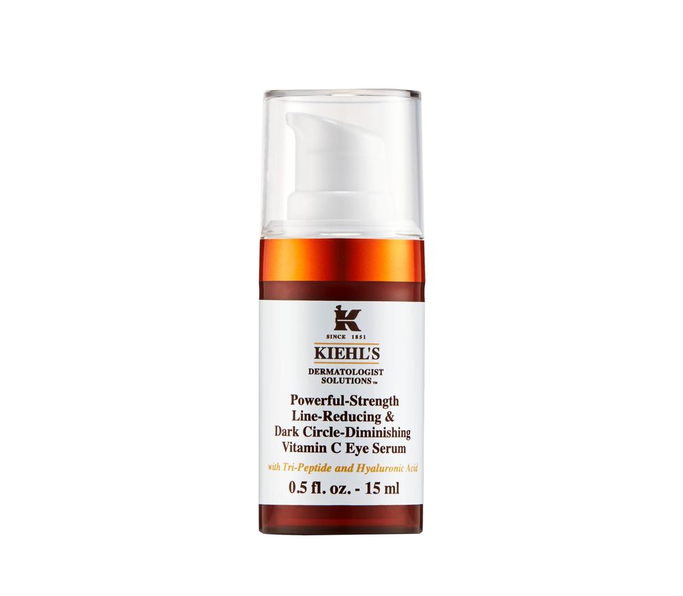 1、KIEHL'S超能左型C抚纹亮眼精华