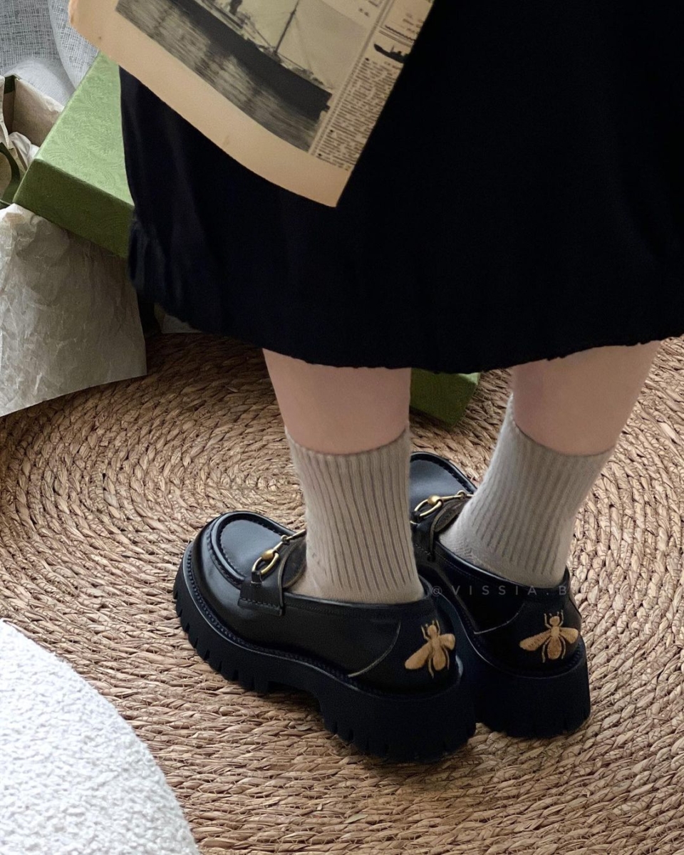 4 、厚底乐福鞋