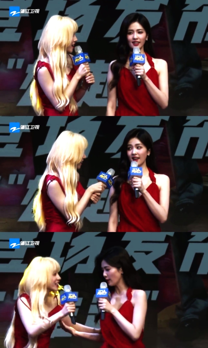 宋雨琦拉白鹿一起唱新歌