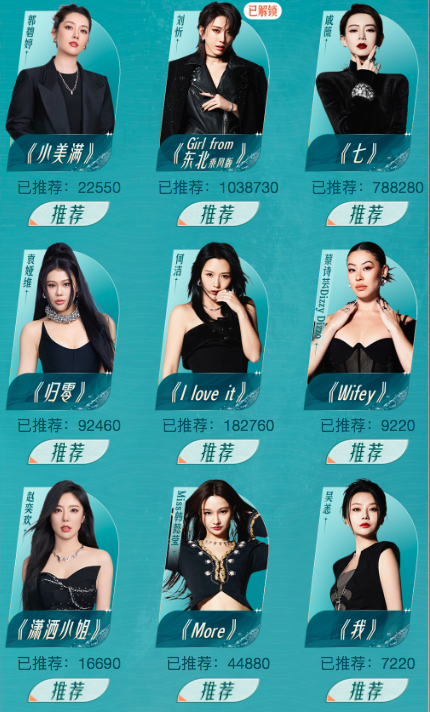 初舞台直拍投票