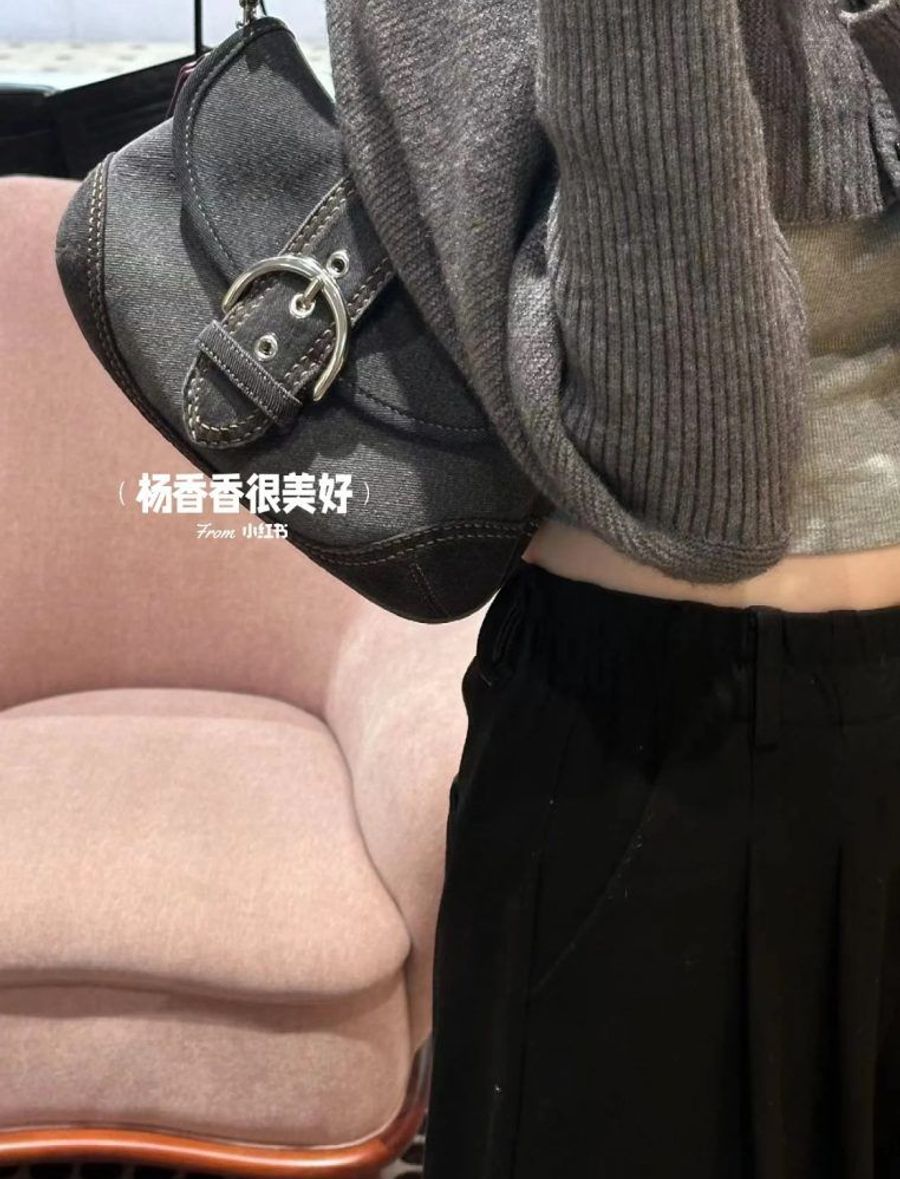 Coach 春夏包款二、丹宁腋下包