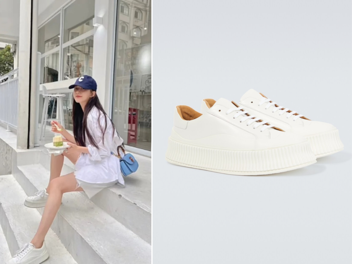 Jil Sander Agnellato Sneakers