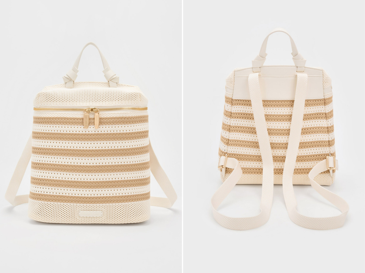 5）Ida 针织拉链后背包