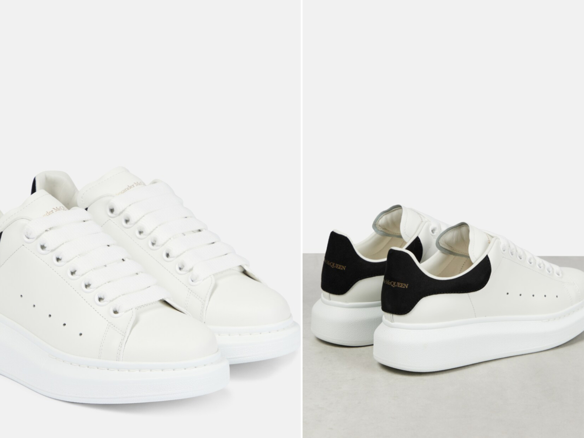 Alexander McQueen Oversized Leather Sneakers