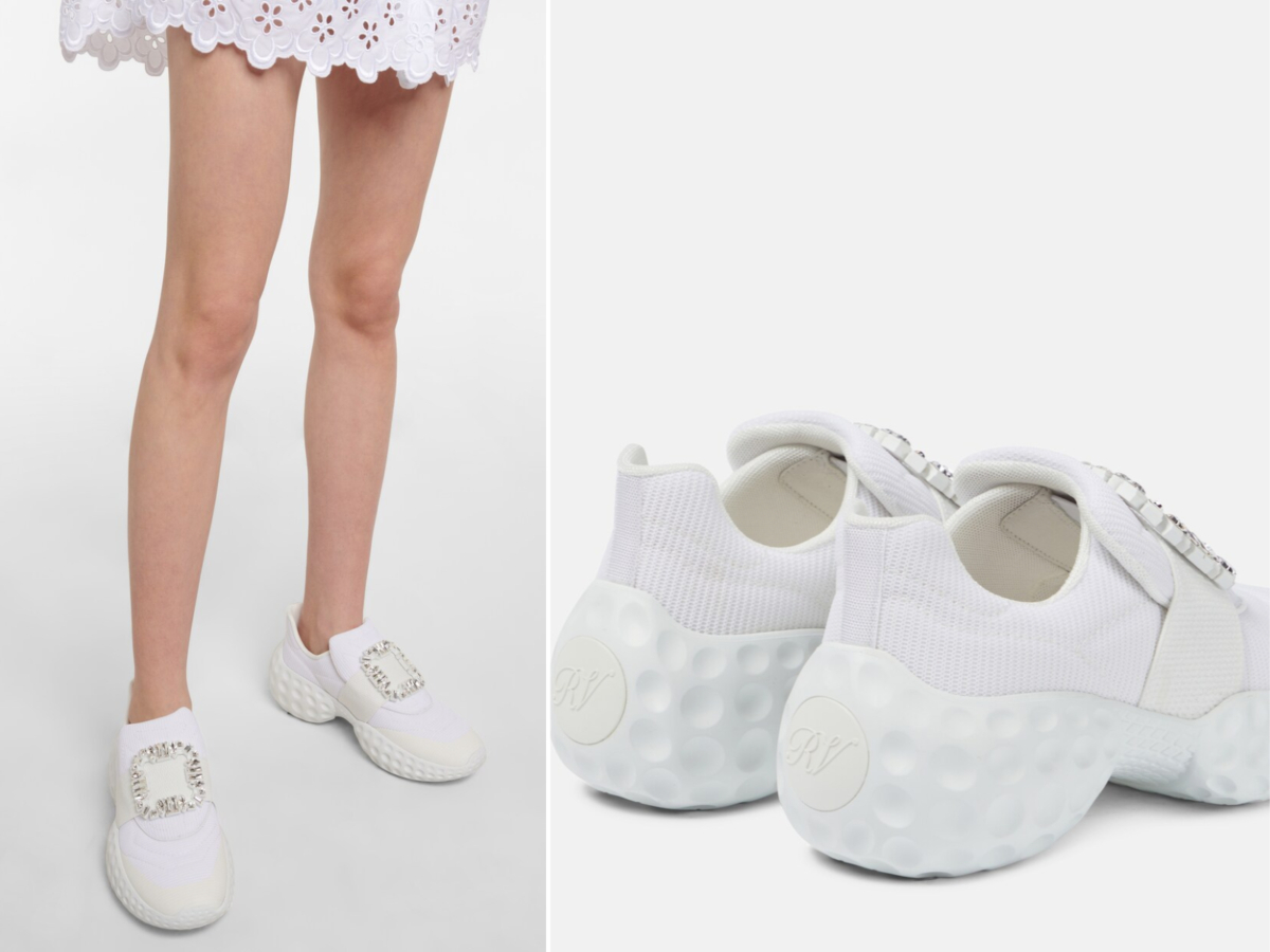 Roger Vivier Viv' Run Moonlight Sneakers