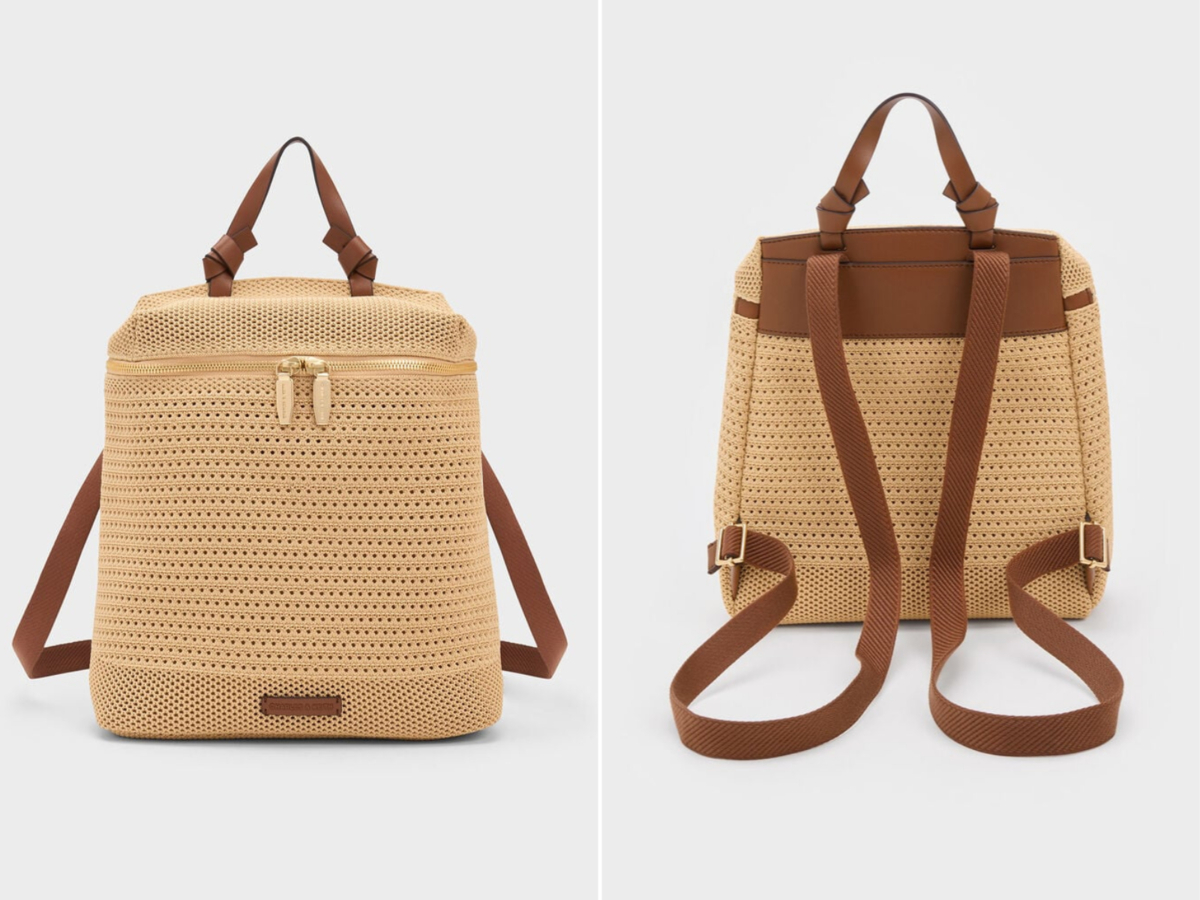 5）Ida 针织拉链后背包