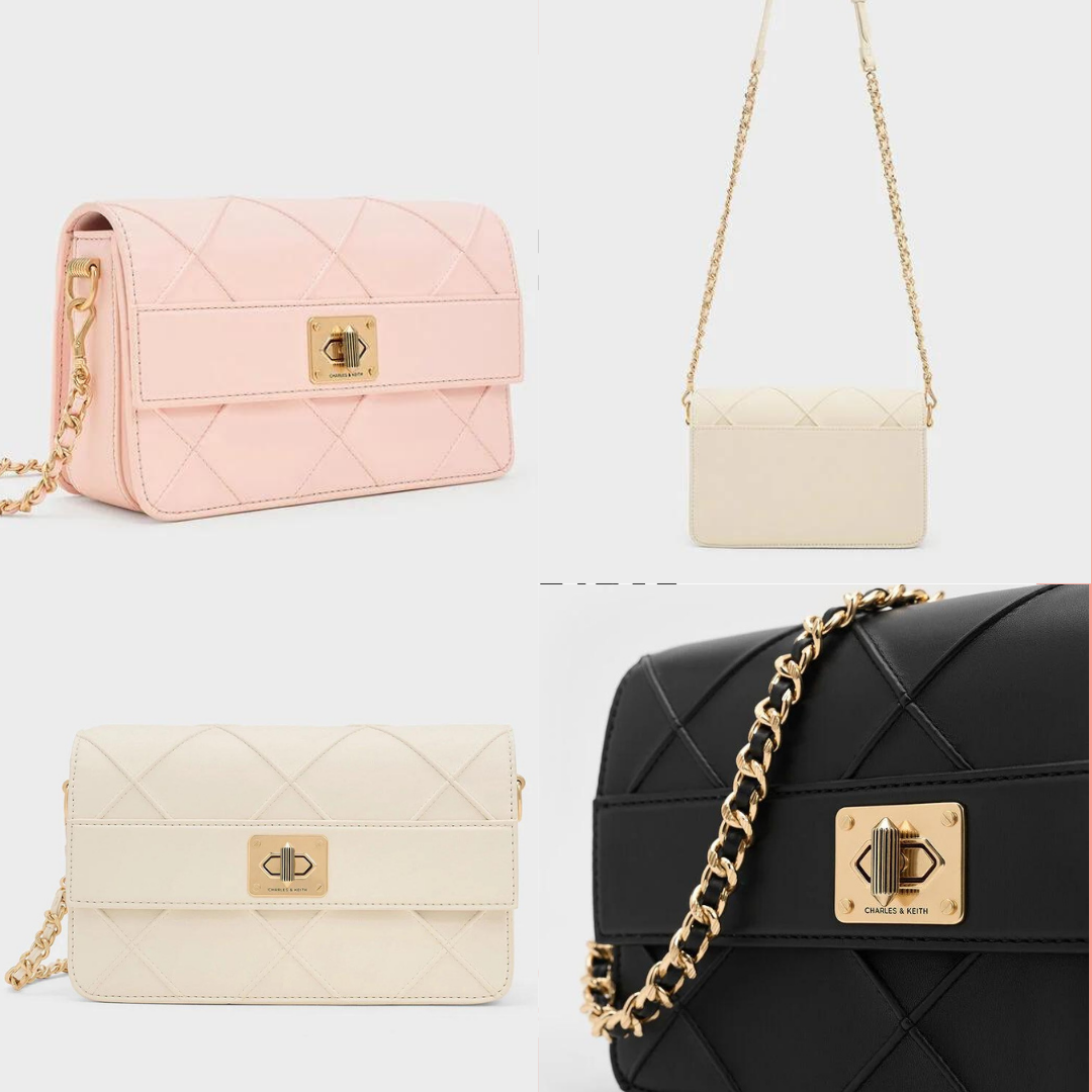 6、Eleni Quilted Crossbody Bag