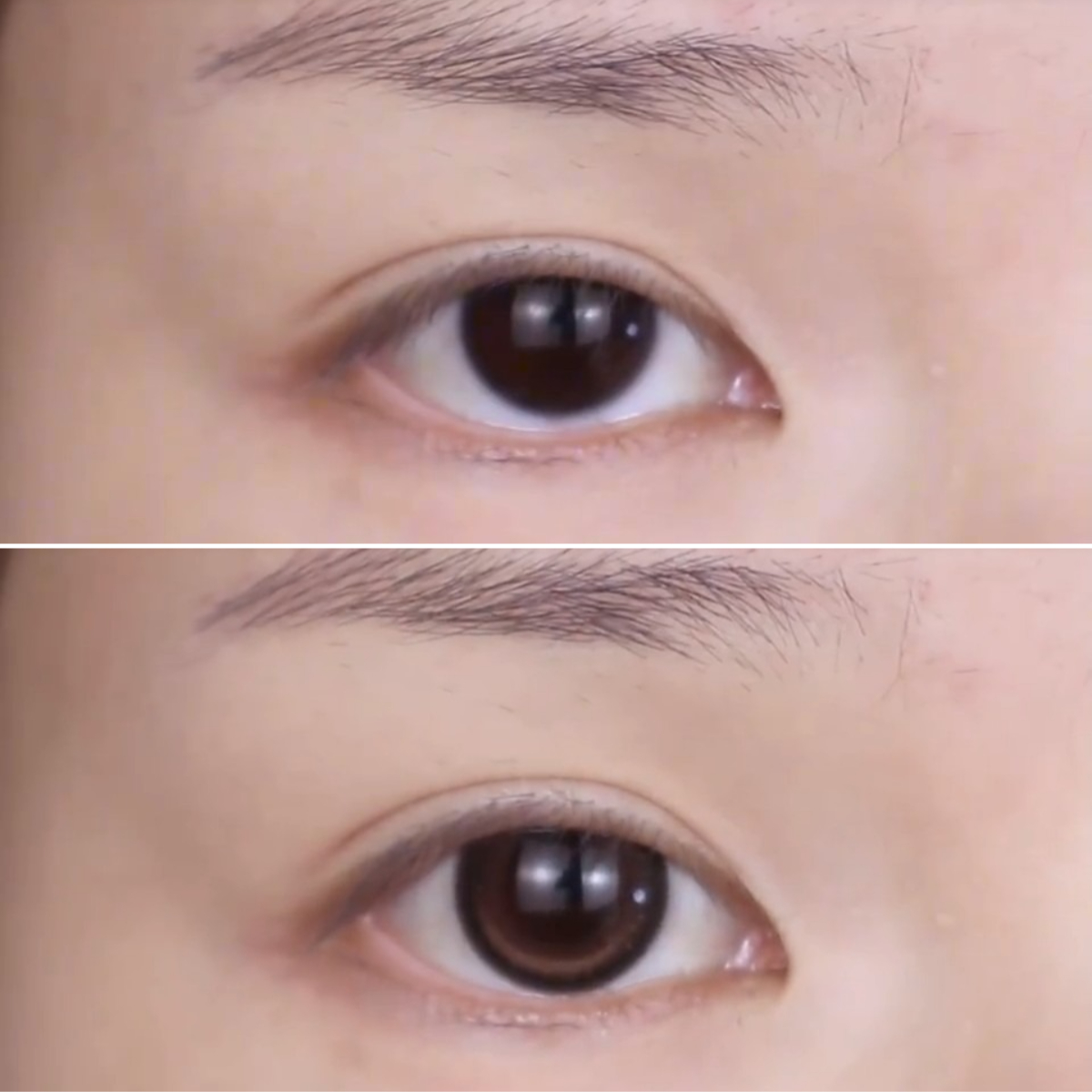 步骤一：戴美瞳