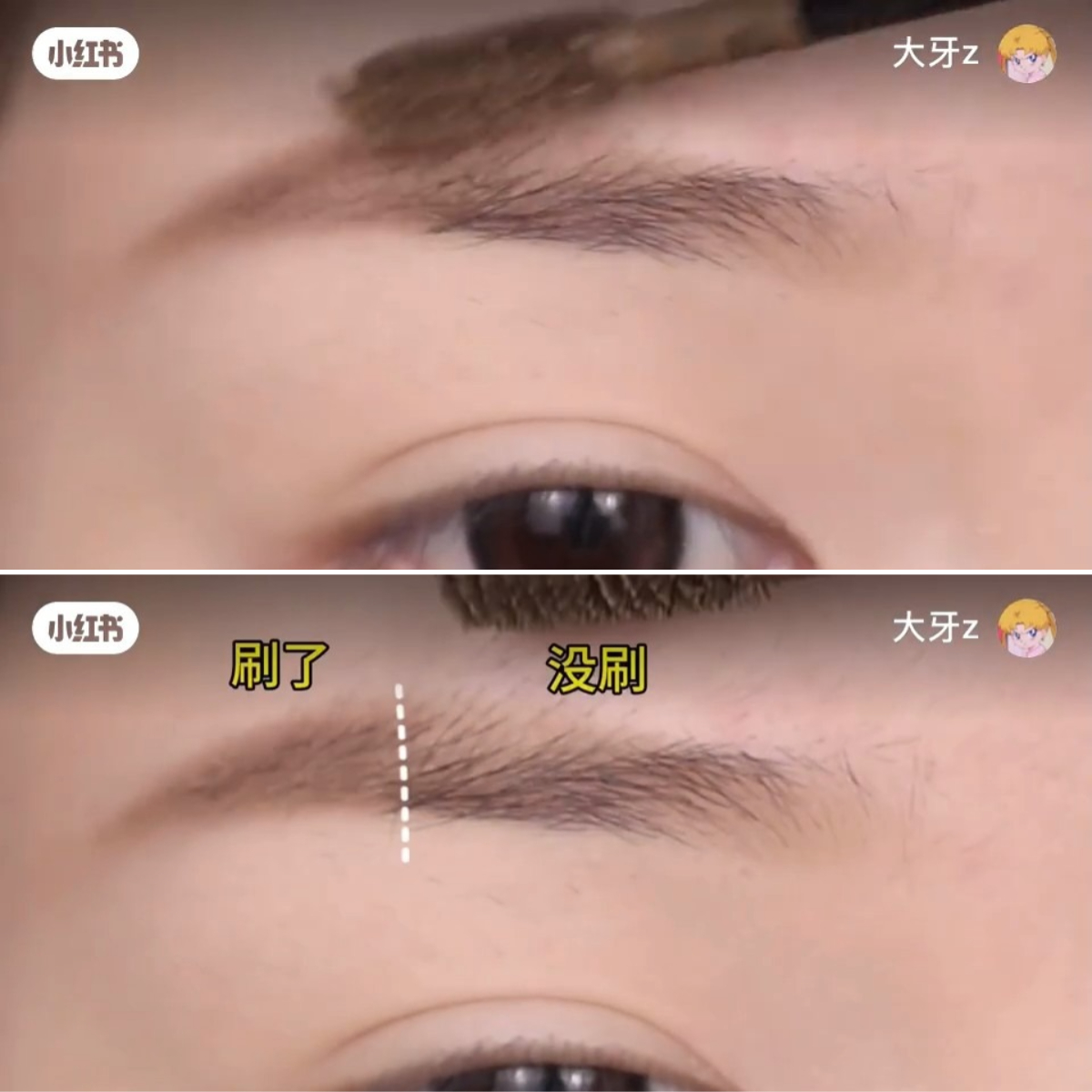 步骤三：染眉膏