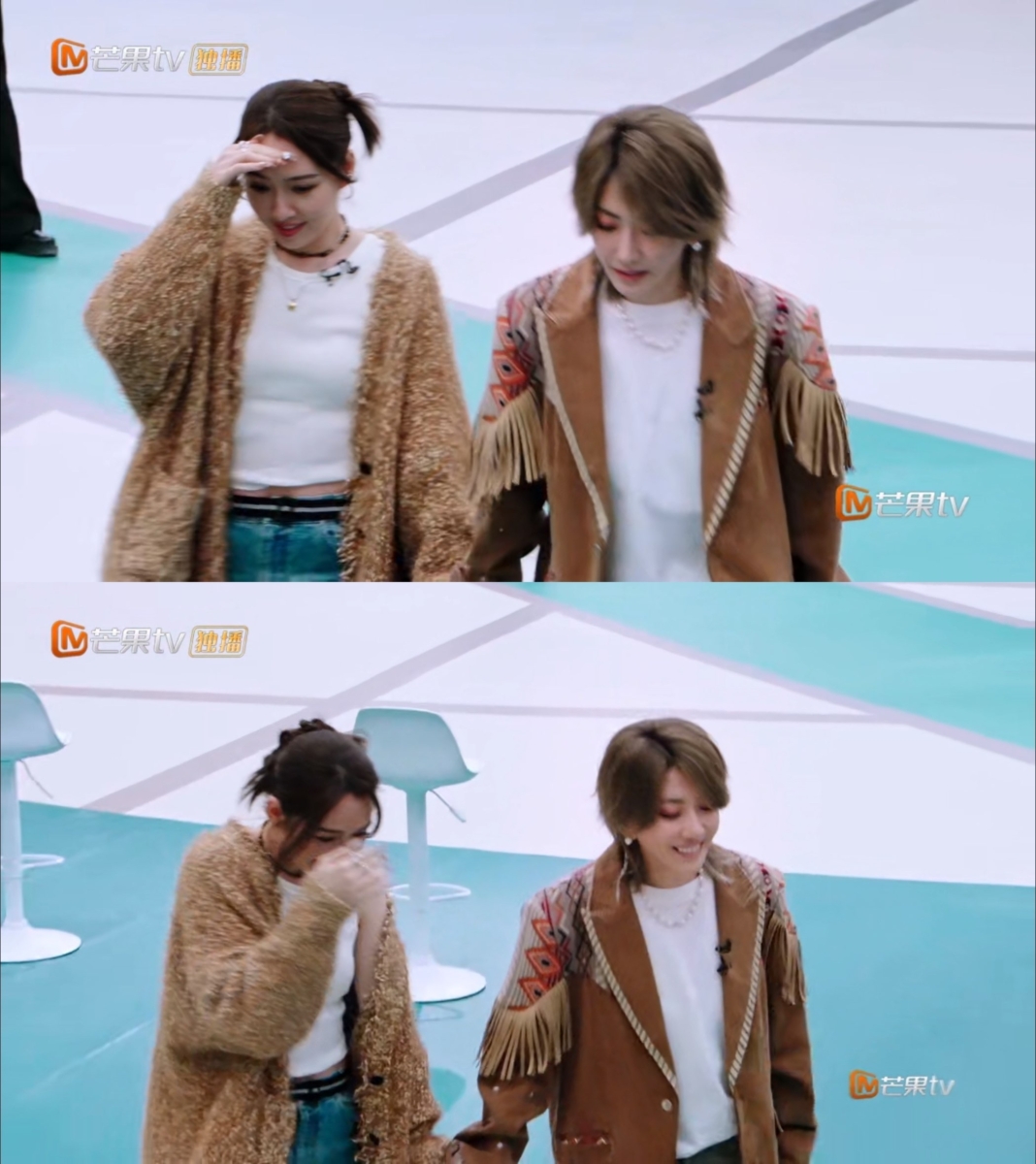 出人意料地牵起了本届浪姐实力几乎算得上垫底的「郭碧婷」