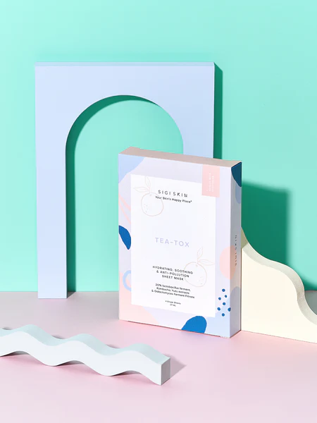 SIGI SKIN TEA-TOX 20% PROBIOTICS SHEET MASK