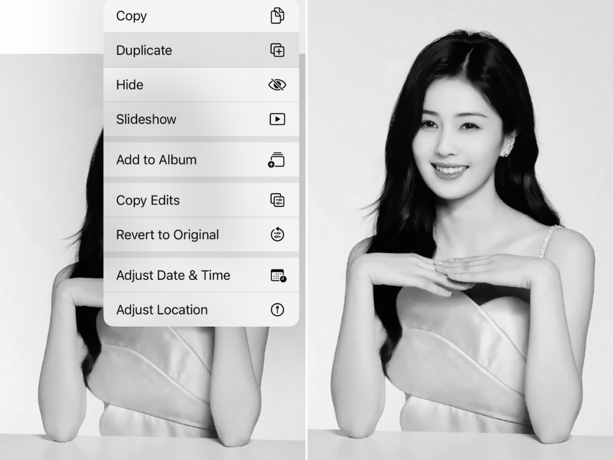 STEP 3:复制黑白照片