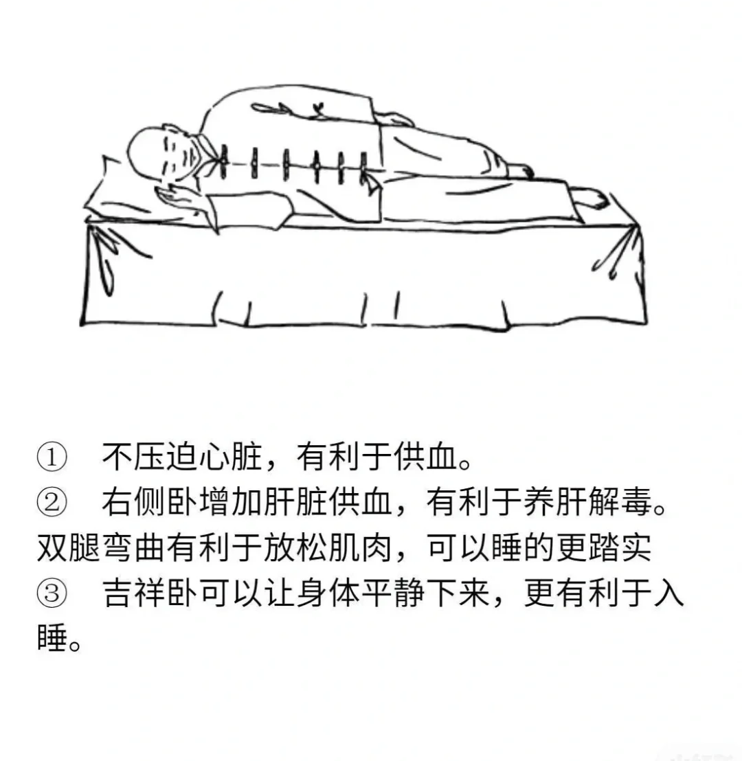 吉祥卧睡眠法