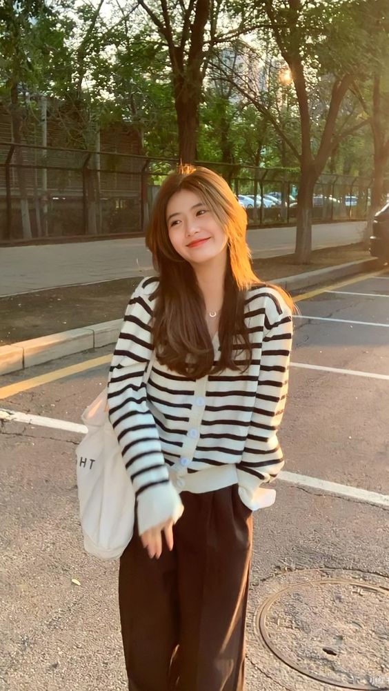 也可以穿得时尚又显瘦！