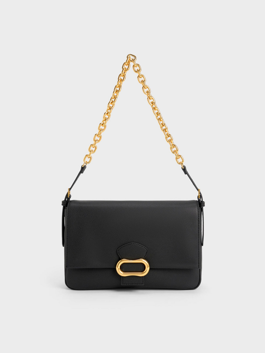 Daki Belted Trapeze Bag