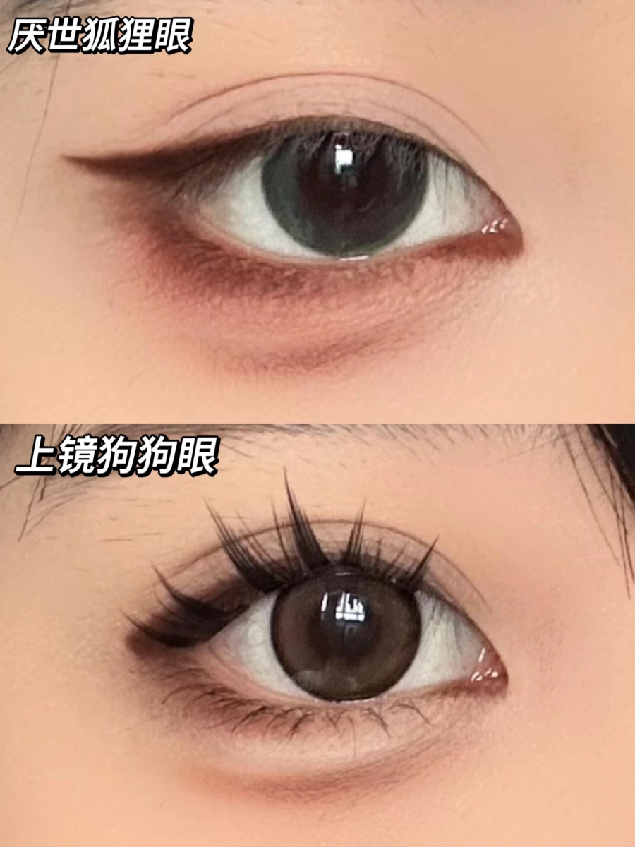 「厌世狐狸眼+上镜狗狗眼」教程