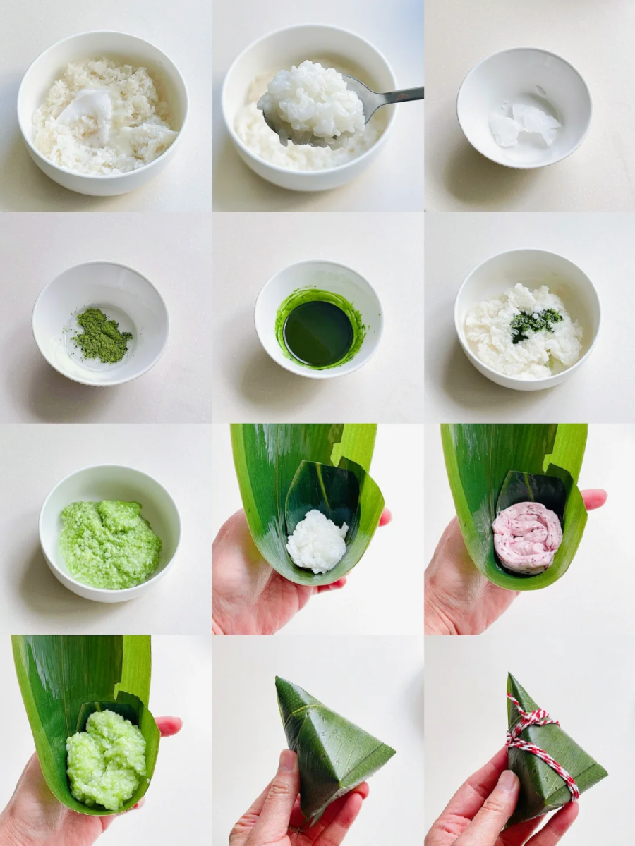 创意粽子 #4 | 抹茶杨梅乳酪粽