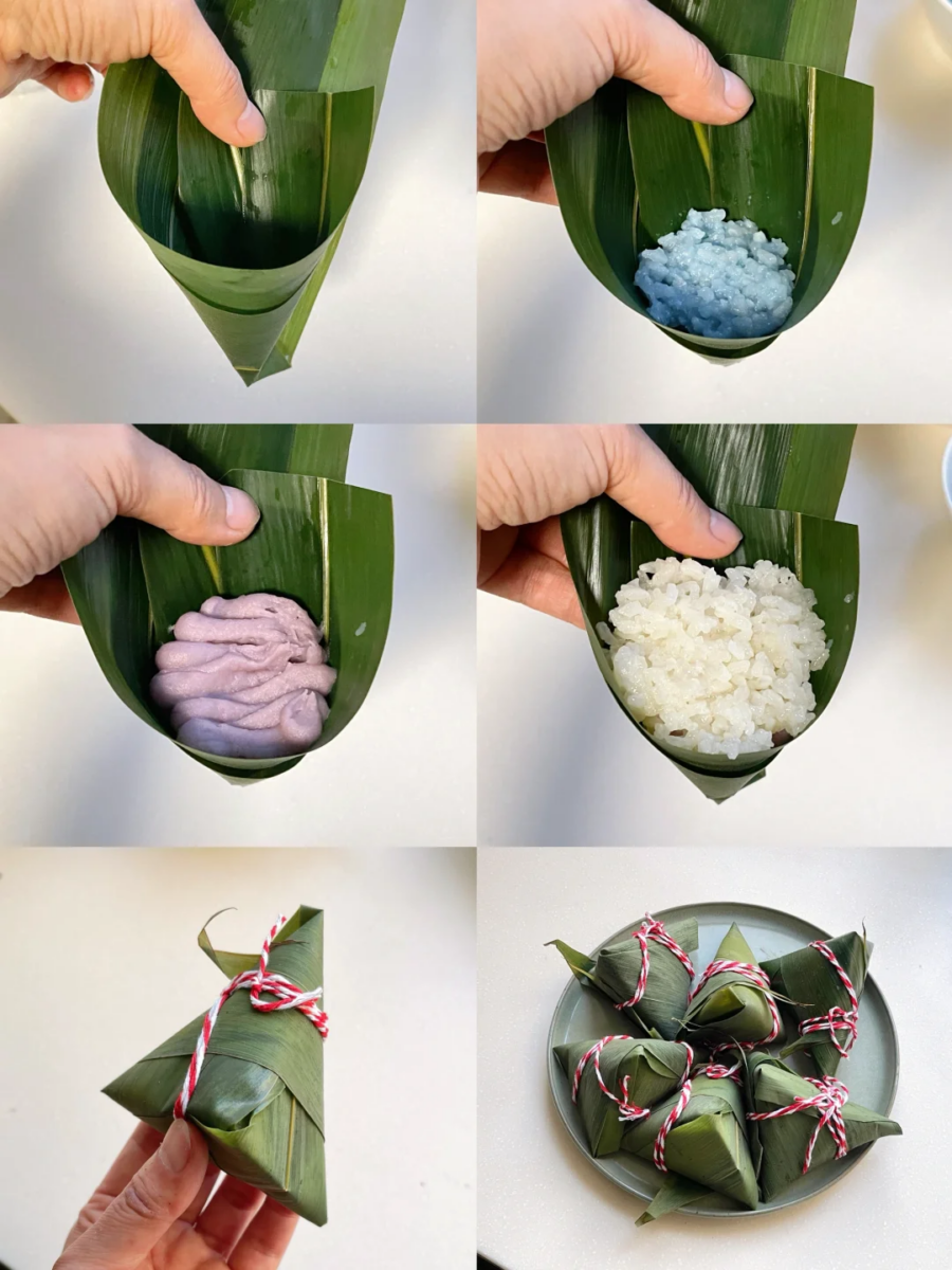 创意粽子 #2 | 星空椰香芋泥粽