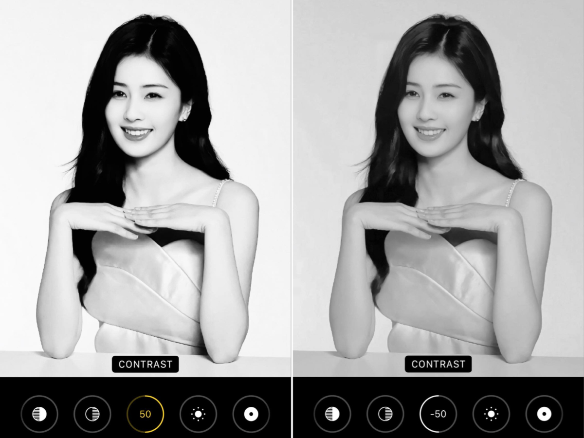 STEP 4:调整对比度并做选择
