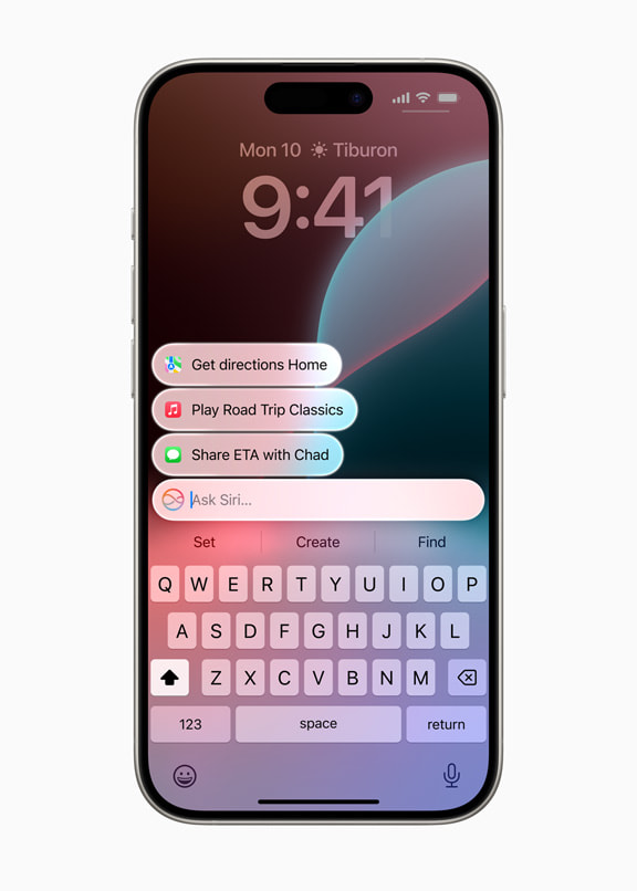 iOS18 新功能 11、更人性化的 Siri