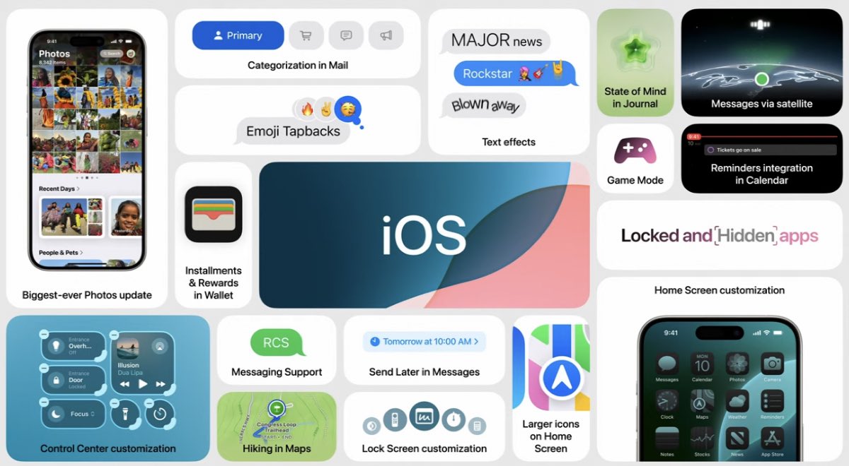 【2024最新】iOS18 新功能预览