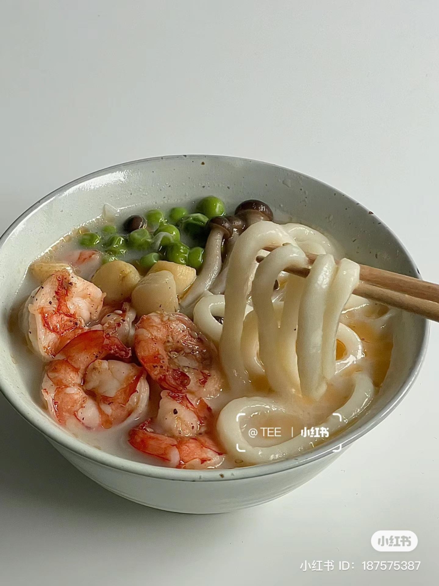 海鲜豆乳乌冬面