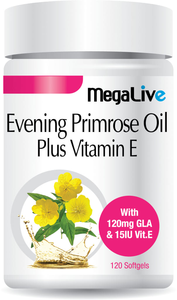 MegaLive Evening Primrose Oil Plus Vitamin E