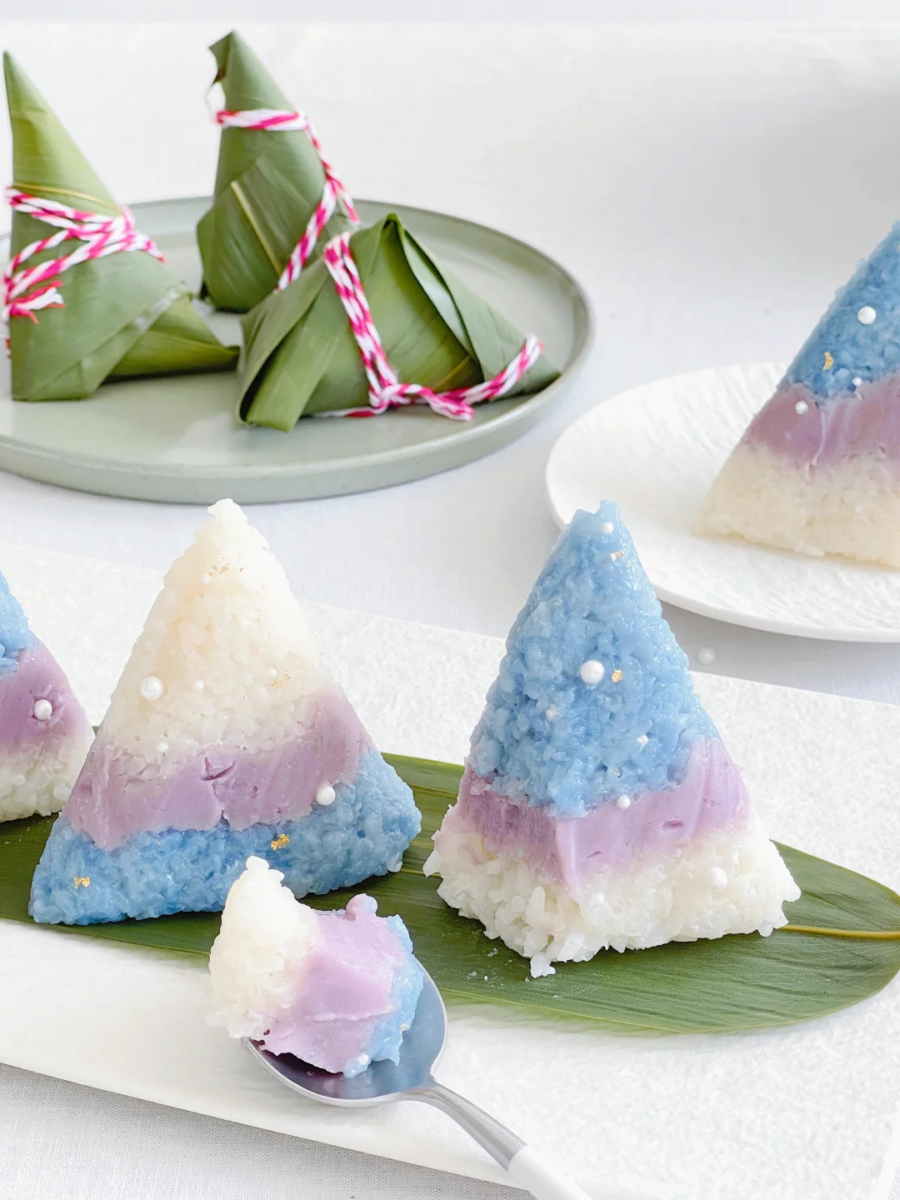 创意粽子 #2 | 星空椰香芋泥粽