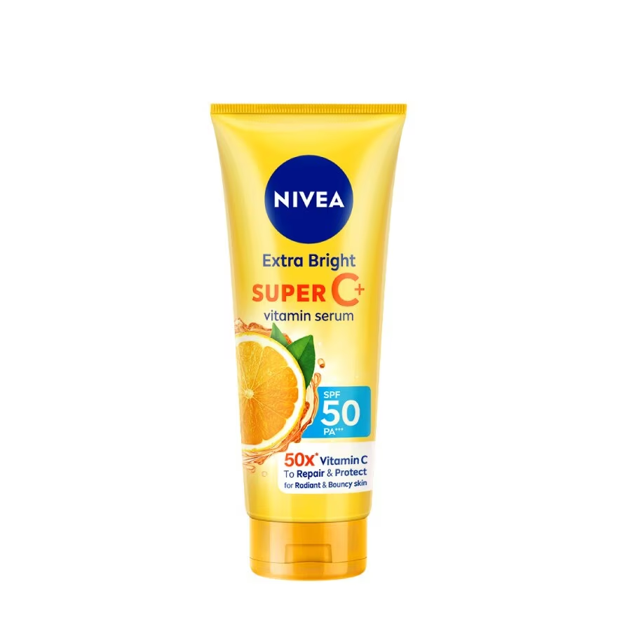 2、NIVEA Extra Bright Super C+ SPF50 Vitamin Serum