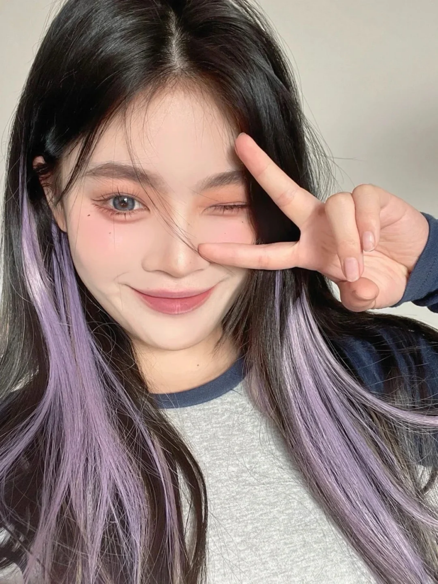 8、黑茶色+香芋紫