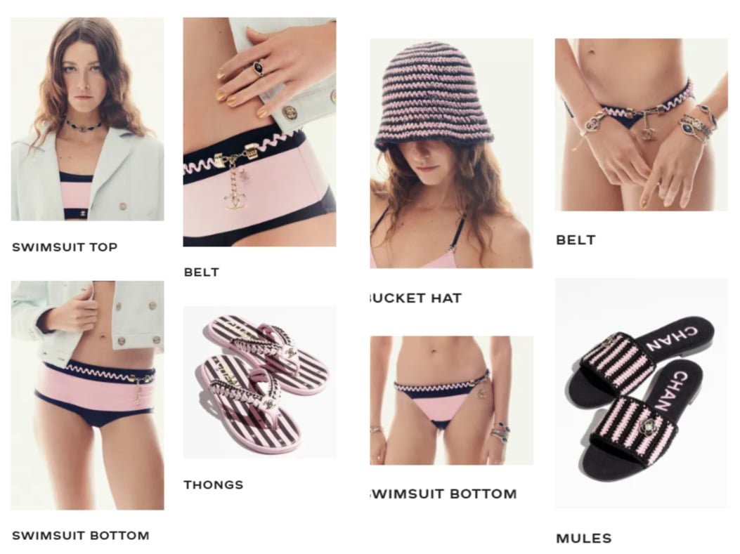 CHANEL Coco Beach 2024 | 夏日氛围感拉满！泳装.包包.凉鞋, image size:1053x789