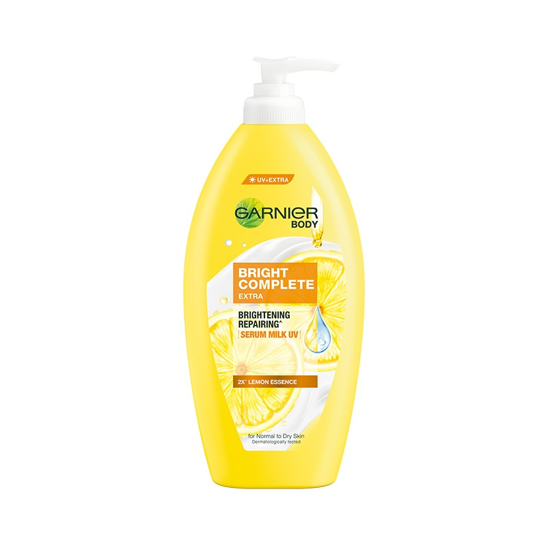 3、GARNIER Bright Complete Vitamin C Body Serum Lotion