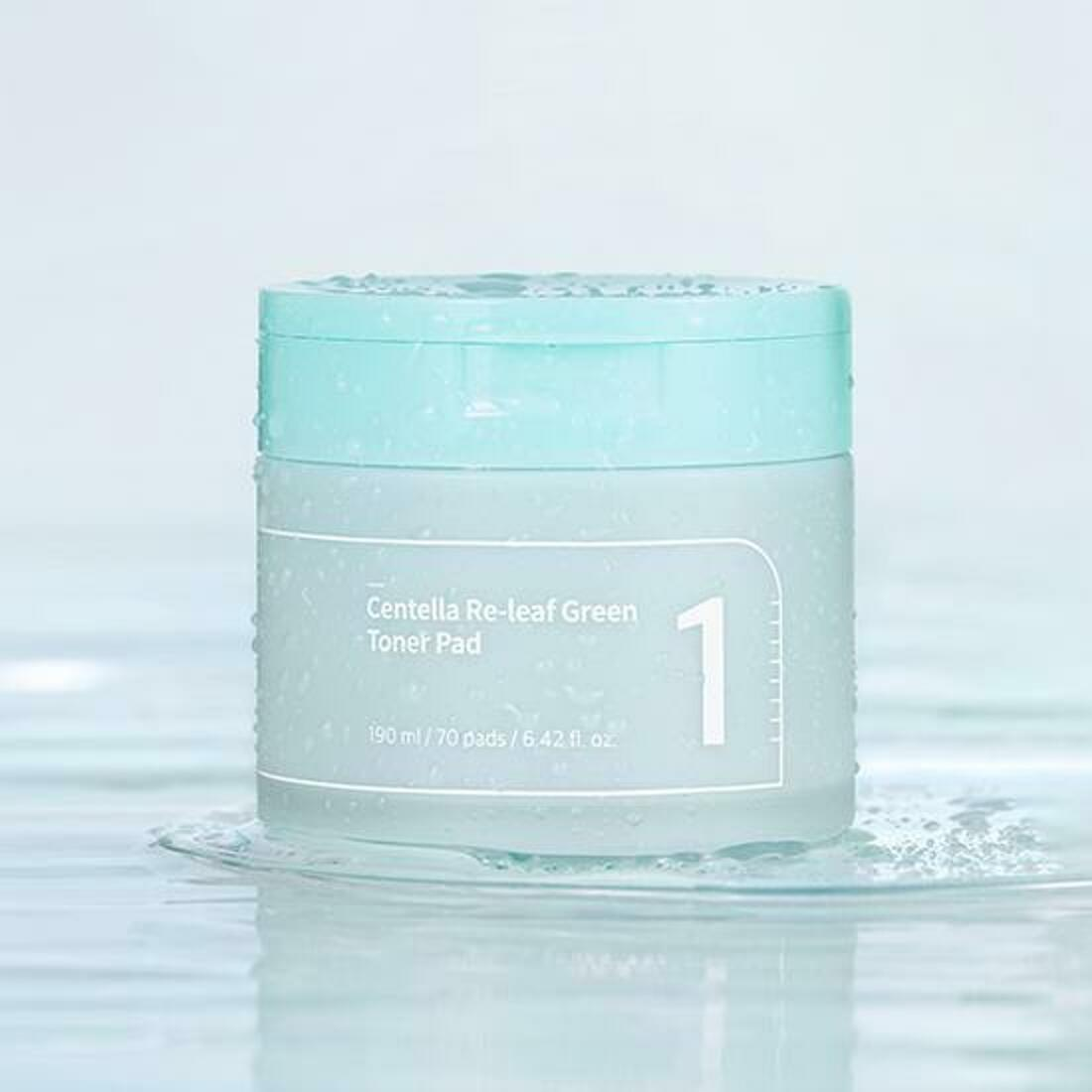 numbuzin No.1 Centella Re-leaf Green Toner Pad