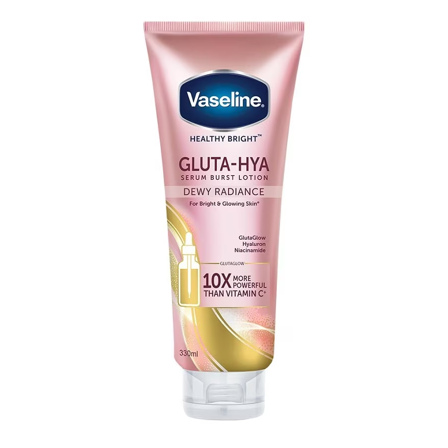 1、VASELINE Gluta-Hya Serum Burst Lotion Dewy Radiance