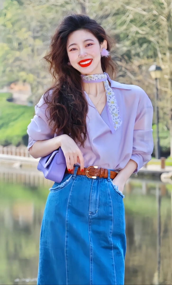 4、强调腰身显比例