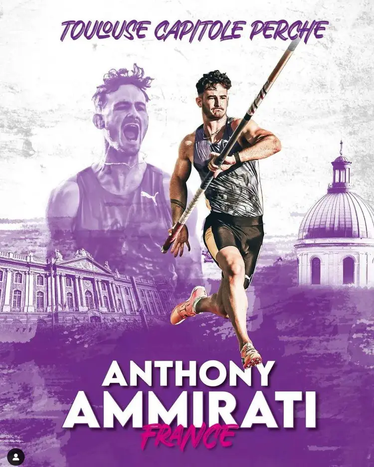 TOP 4、法国撑杆跳运动员【Anthony Ammirati】