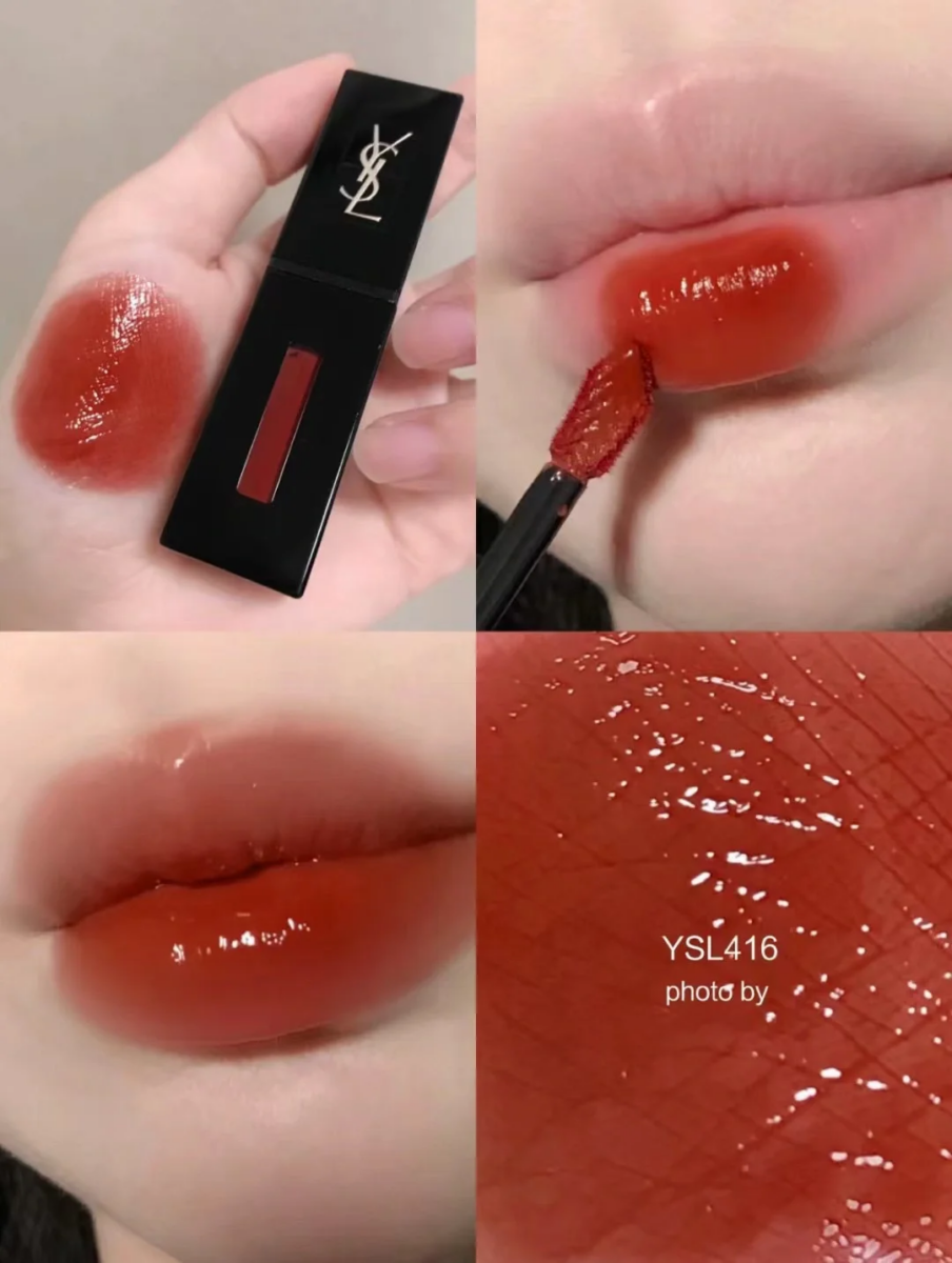 2、YSL 黑管唇釉 #416