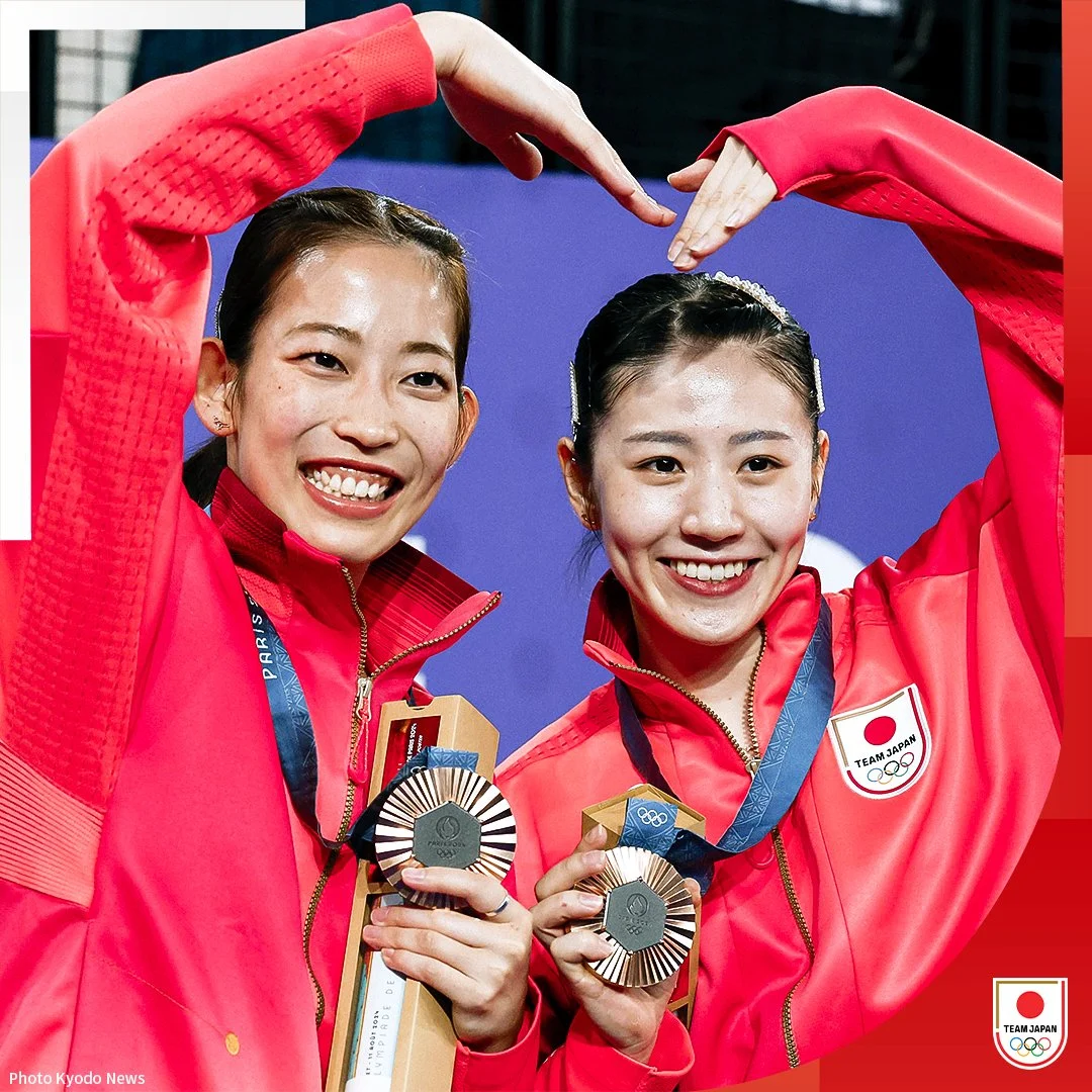 志田千阳和松山奈未配合默契，成绩亮眼