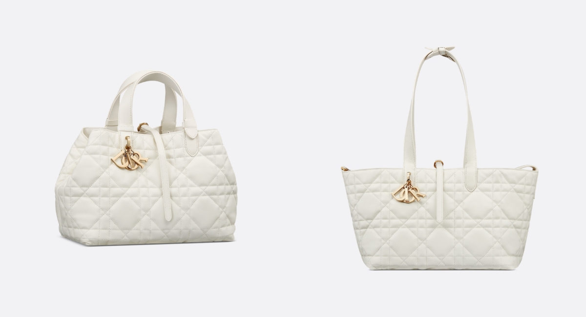 奶油白大牌包包推荐 | 6、Dior Medium Dior Toujours Bag