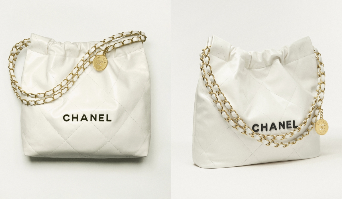 奶油白大牌包包推荐 | 1、Chanel 22 Small Handbag