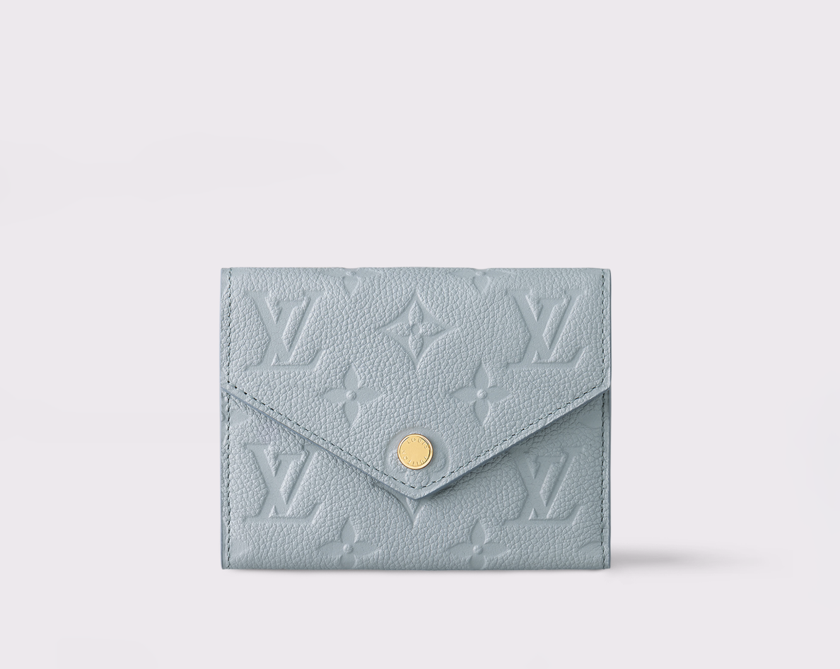 LV Victoria 牛皮压纹三折钱包