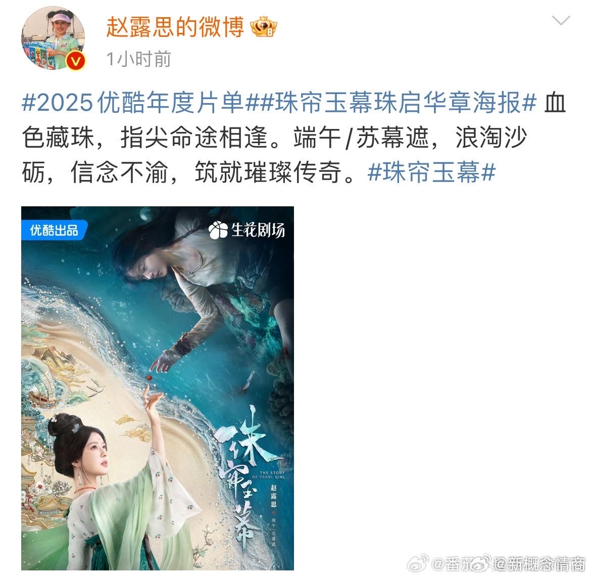 赵露思《珠帘玉幕》官宣