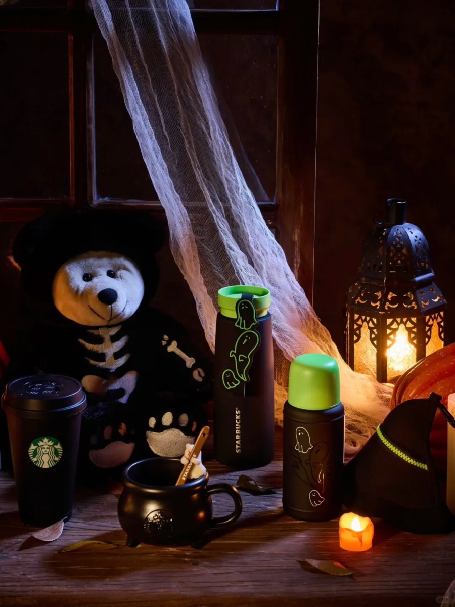 中国星巴克万圣节限定周边
