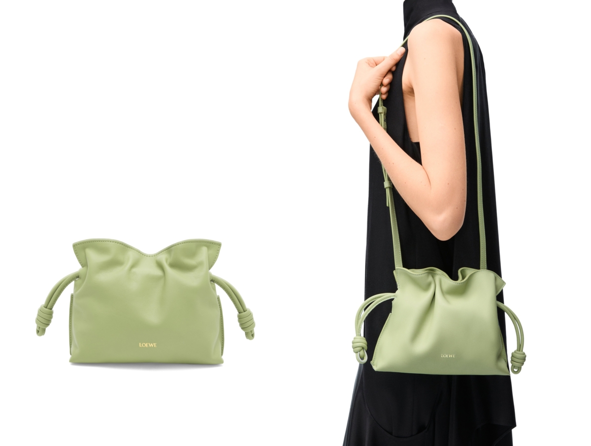 梦幻少女风名牌包包 | 6、LOEWE Mini Flamenco Clutch