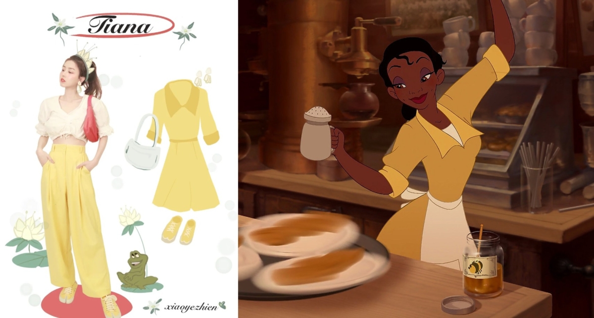 迪士尼公主穿搭：蒂安娜公主（公主与青蛙）