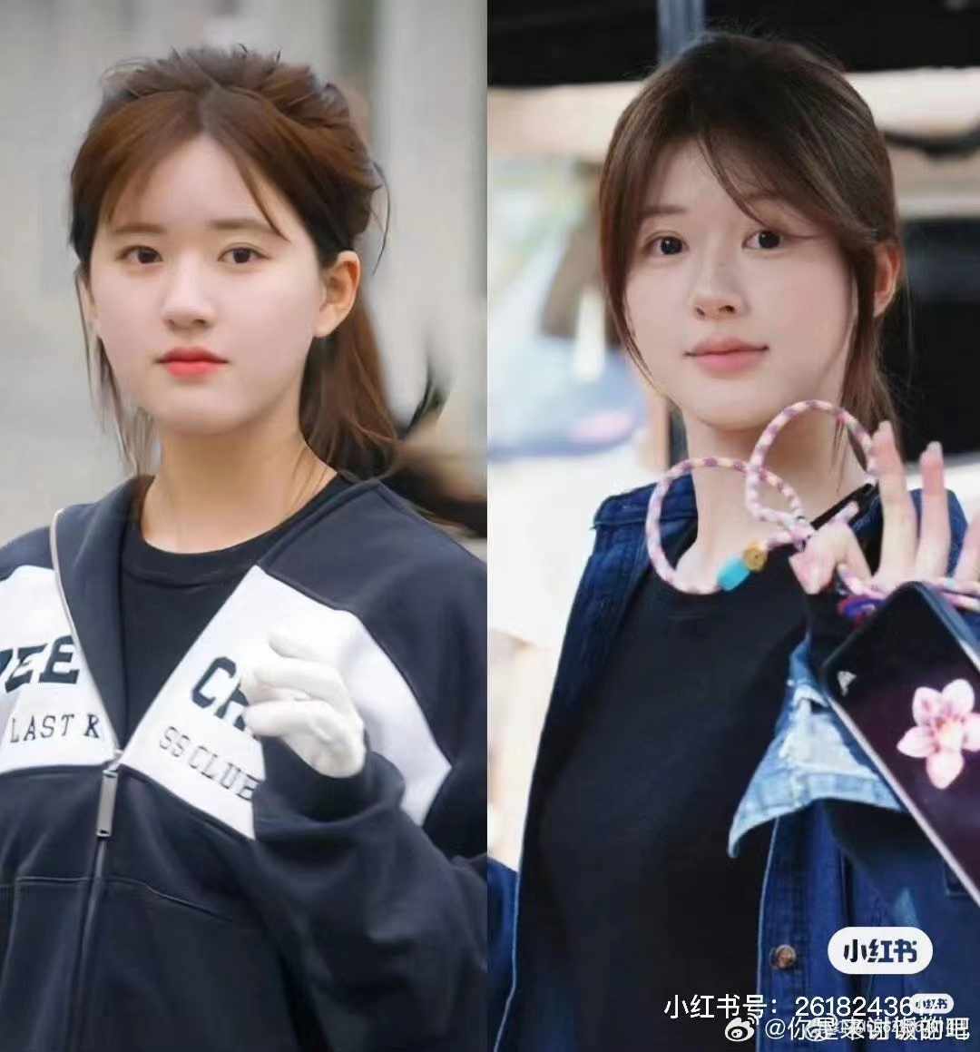 赵露思前后对比大？