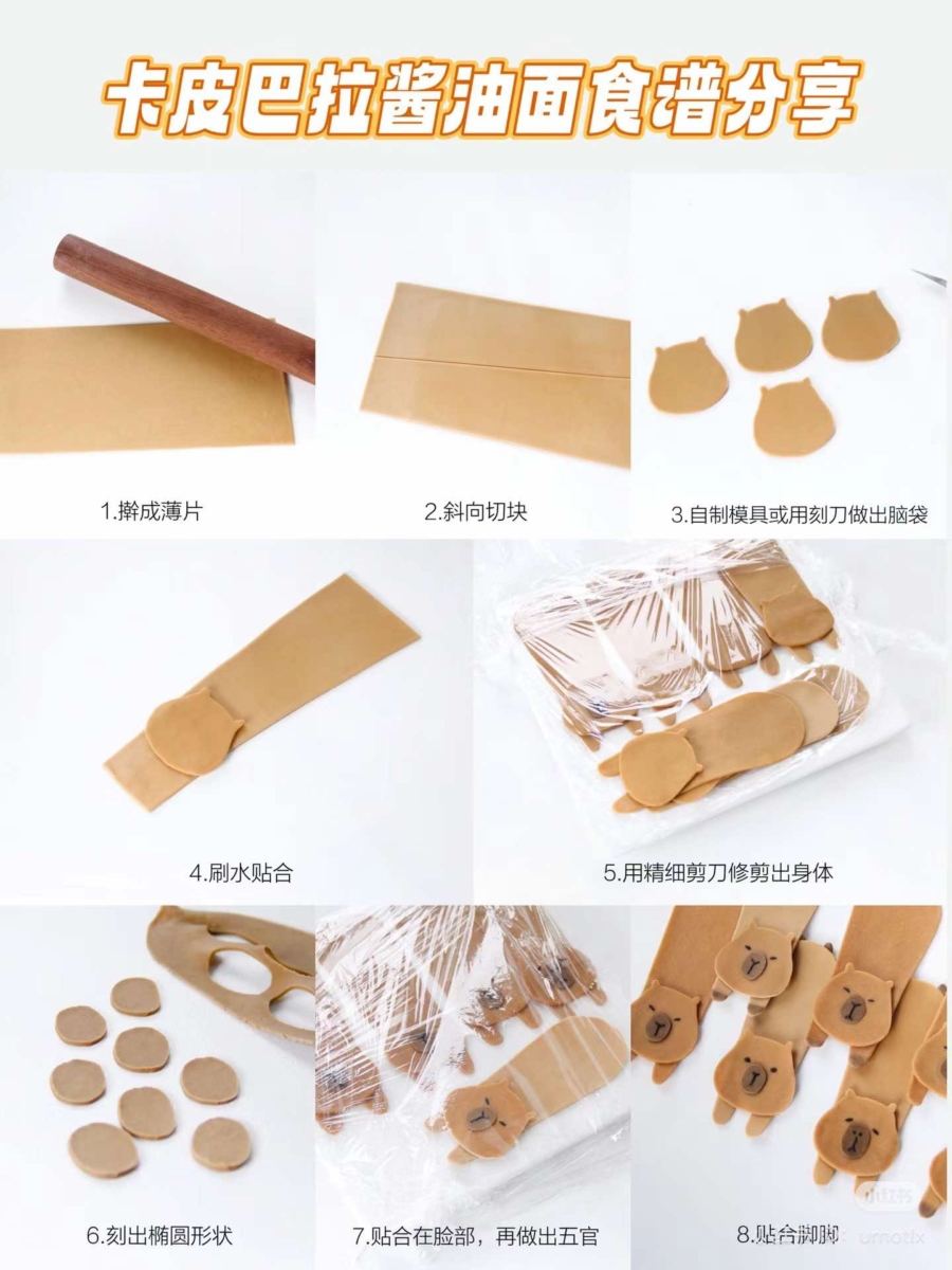 卡皮巴拉酱油面 制作过程