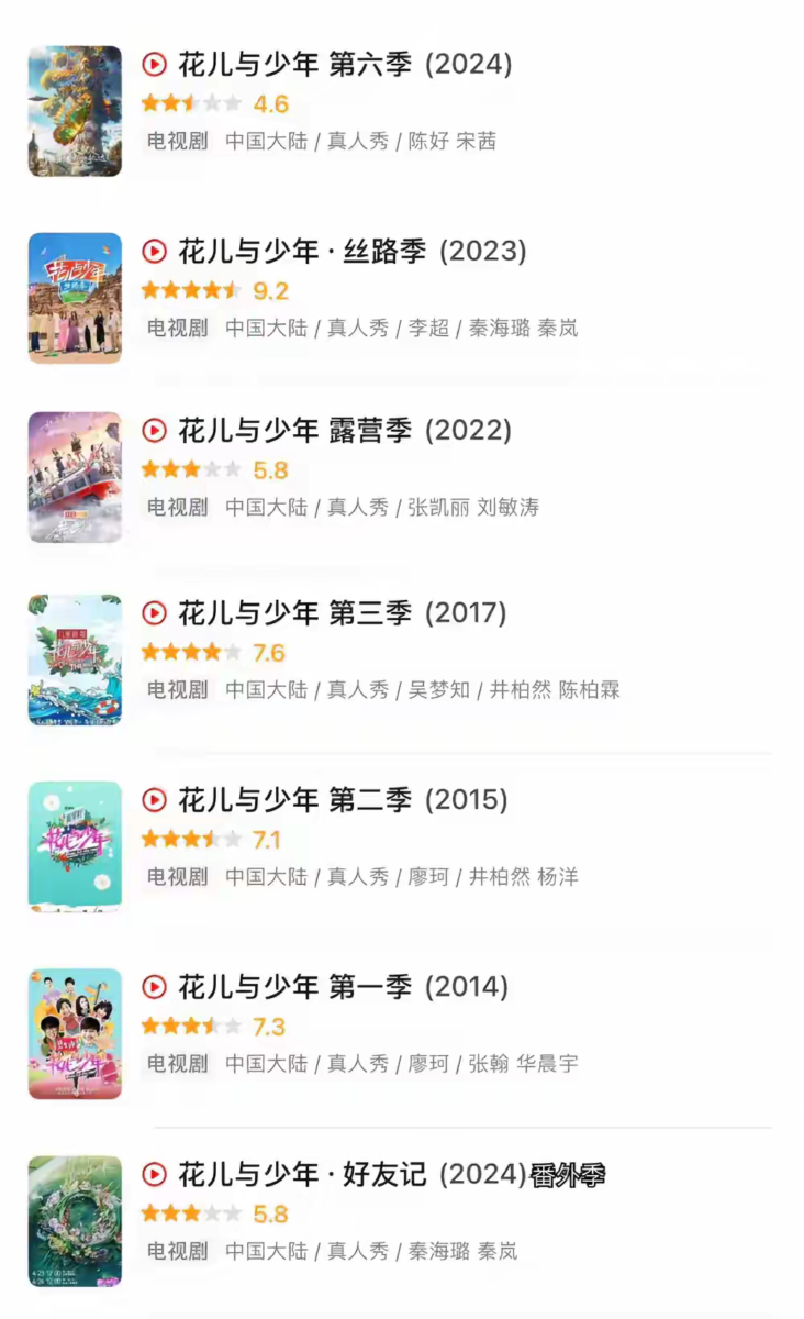《花儿与少年》